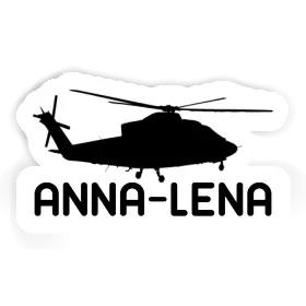 Anna-lena Sticker Helicopter Image