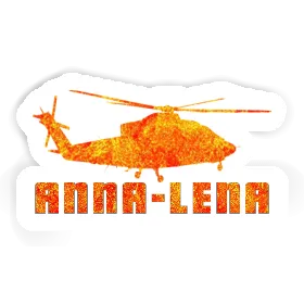 Sticker Anna-lena Helikopter Image
