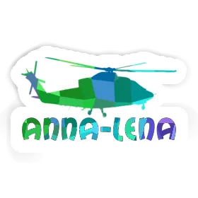 Anna-lena Sticker Helicopter Image