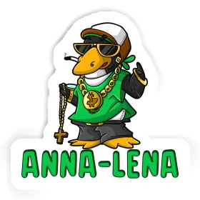 Anna-lena Sticker Hip-Hop Penguin Image