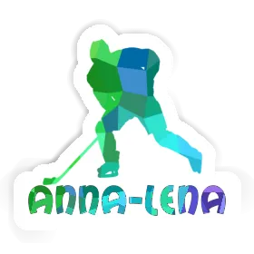 Joueur de hockey Autocollant Anna-lena Image