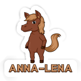 Anna-lena Aufkleber Pferd Image