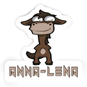 Anna-lena Sticker Standing Horse Image