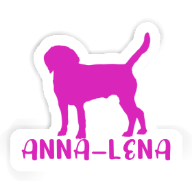 Anna-lena Aufkleber Hund Image