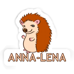 Anna-lena Sticker Hedgehog Image