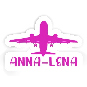 Anna-lena Aufkleber Jumbo-Jet Image