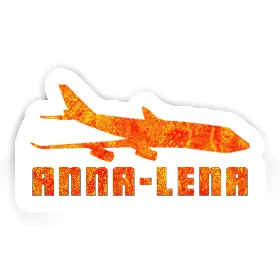 Jumbo-Jet Sticker Anna-lena Image