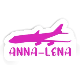 Autocollant Anna-lena Jumbo-Jet Image