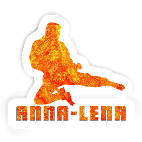 Karateka Aufkleber Anna-lena Image