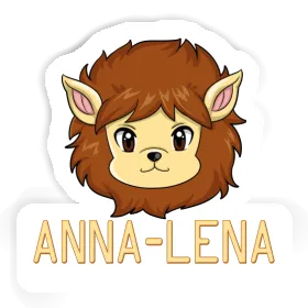Tête de lion Autocollant Anna-lena Image