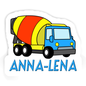 Sticker Mixer Truck Anna-lena Image