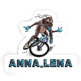 Sticker Mountainbiker Anna-lena Image