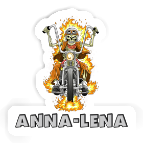 Anna-lena Sticker Motorbike Rider Image