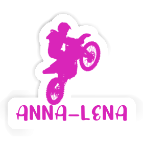 Anna-lena Autocollant Motocrossiste Image