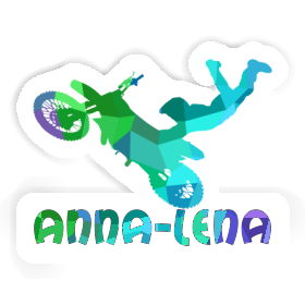 Anna-lena Sticker Motocross Rider Image