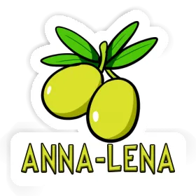 Anna-lena Sticker Olive Image