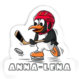 Aufkleber Eishockey-Pinguin Anna-lena Image