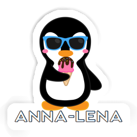 Anna-lena Sticker Ice Cream Penguin Image