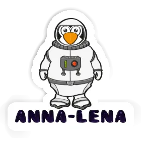 Anna-lena Sticker Astronaut Image