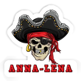 Anna-lena Sticker Piratenkopf Image