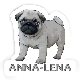 Sticker Anna-lena Pug Image