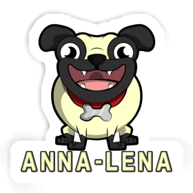 Pug Sticker Anna-lena Image