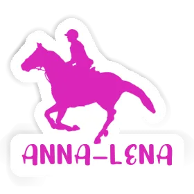 Sticker Reiterin Anna-lena Image