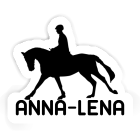 Sticker Anna-lena Horse Rider Image