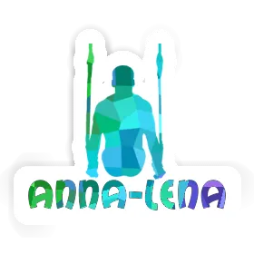Anna-lena Autocollant Gymnaste aux anneaux Image
