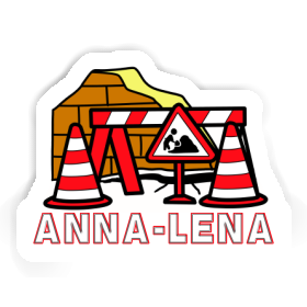 Anna-lena Sticker Straßenbaustelle Image