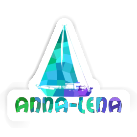 Sticker Anna-lena Sailboat Image