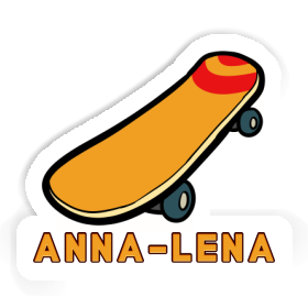 Anna-lena Sticker Skateboard Image