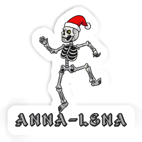 Anna-lena Sticker Christmas Skeleton Image