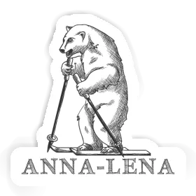 Anna-lena Sticker Skier Image