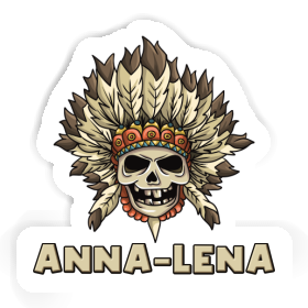 Aufkleber Totenkopf Anna-lena Image