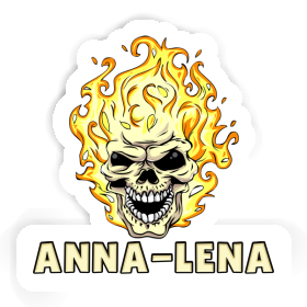 Anna-lena Autocollant Tête de mort Image