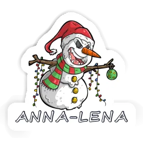 Anna-lena Sticker Bad Snowman Image