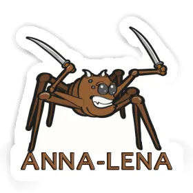Araignée de combat Autocollant Anna-lena Image