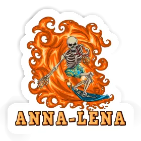 Anna-lena Sticker Surfer Image