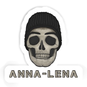 Anna-lena Aufkleber Totenkopf Image