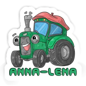 Aufkleber Anna-lena Traktor Image