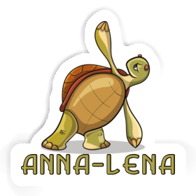 Yoga-Schildkröte Sticker Anna-lena Image