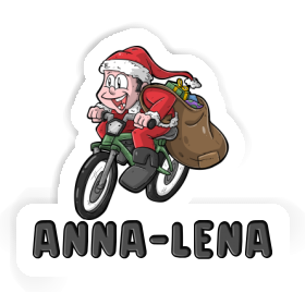 Aufkleber Fahrradfahrer Anna-lena Image