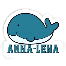 Sticker Whale Fish Anna-lena Image