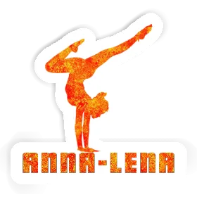 Autocollant Femme de yoga Anna-lena Image