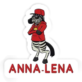 Anna-lena Autocollant Zebra Image
