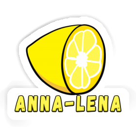 Aufkleber Anna-lena Zitrone Image