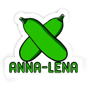 Anna-lena Aufkleber Zucchini Image