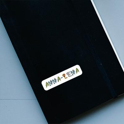 Sticker Anna-lena Animal Font Laptop Image