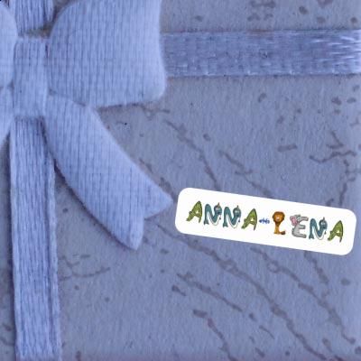 Anna-lena Aufkleber Tierschrift Image